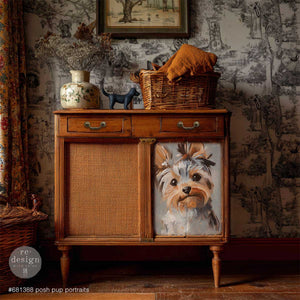 Posh Pup Portraits A3 Decoupage Fiber | Dog Décor - image 2