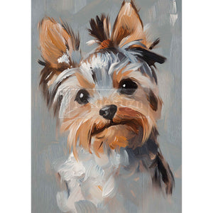 Posh Pup Portraits A3 Decoupage Fiber | Dog Décor