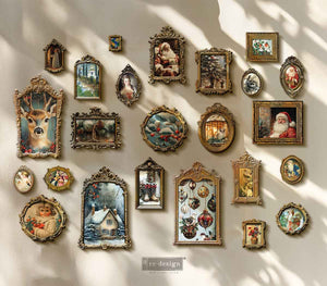Belle of the Season A4 Decoupage Paper | Christmas Décor - image 3
