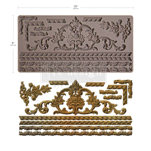 Regal Flourish- Decor Mould - Silicone Mold
