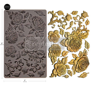 Rosewood Romance - Decor Mould - Silicone Mold