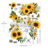 Rustic Amber Petals - H2O Decor Transfer