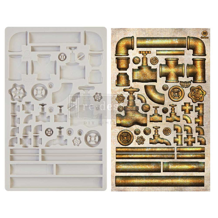 Rusty Pipeline - Finnabair Decor Mould