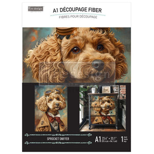 Sprocket Sniffer - A1 Decoupage Paper - Fiber Paper