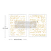 Shimmering Script - Gold Foil Middy - Medium Transfer