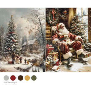 Silent Night Stories - A4 Decoupage Paper