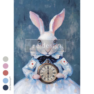 Six O'Clock Certainty - A3 Decoupage Fiber