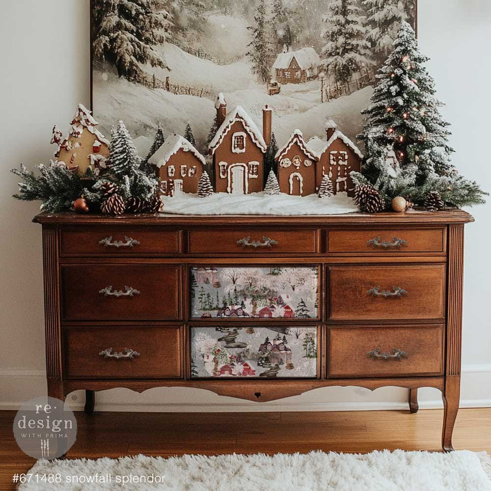 Snowfall Splendor - A3 Decoupage Paper Pack Canterbury Creative Snowfall Splendor - A3 Decoupage Paper Pack Canterbury Creative