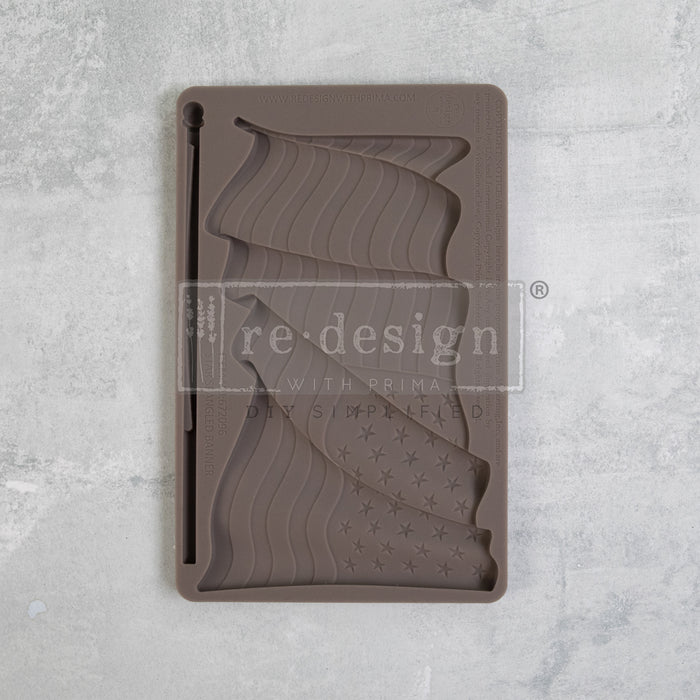 Star Spangled Banner - Decor Mould - Silicone Mold