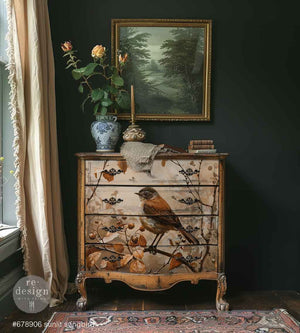 Sunlit Songbird - A1 Decoupage Fiber - image 2