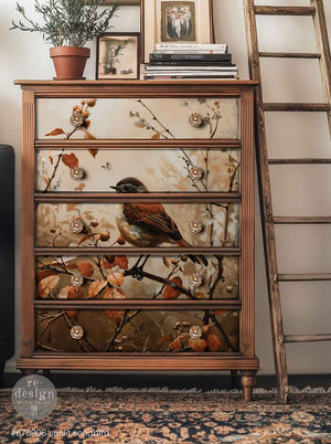 Sunlit Songbird - A1 Decoupage Fiber - image 3