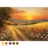 Sunset Haven - A3 Decoupage Fiber