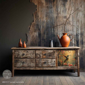 Sunset Serenade A3 Decoupage Fiber | Nature Décor - image 2