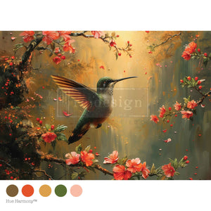 Sunset Serenade A3 Decoupage Fiber | Nature Décor