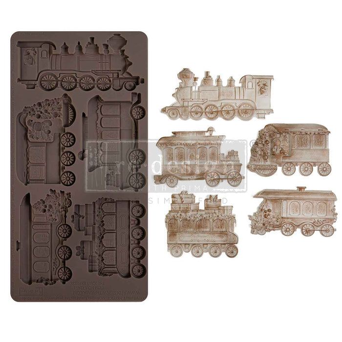 The Jolly Express - Decor Mould - Silicone Mold