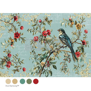 The Velvet Nest - Decoupage Paper - Fiber Paper
