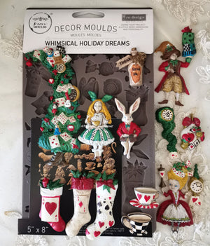 Whimsical Holiday Dreams - Decor Mould - Silicone Mold