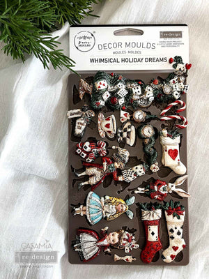 Whimsical Holiday Dreams - Decor Mould - Silicone Mold