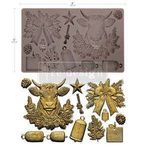 Winter Barnstead - Decor Mould - Silicone Mold