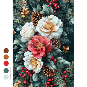 Winter's Grace - A4 Decoupage Paper