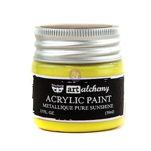Yellow Metallic - Finnabair Acrylic Paint