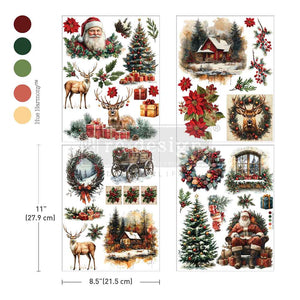 Yuletide Nostalgia - Middy Transfer - Medium Transfer
