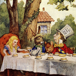 Alice in Wonderland - A1 size large Decoupage Paper product image