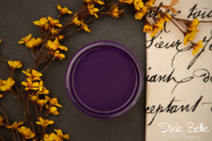 Amethyst Dixie Belle Chalk Mineral Paint styled furniture inspiration