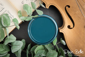 Antebellum Blue Dixie Belle Chalk Mineral Paint styled furniture inspiration