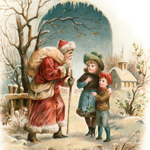 A Vintage Christmas - Mint Decoupage Paper product image