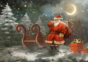 Santa Claus - Mint Decoupage Paper additional product image 2