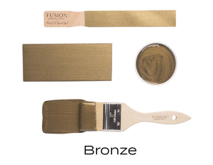 Bronze Fusion paint flat lay