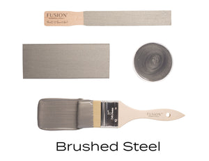 Brushed Steel Fusion paint flat lay