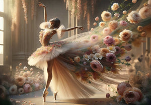 Ballet in Bloom - Mint Decoupage Paper additional product image 2