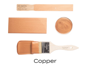 Copper Fusion paint flat lay