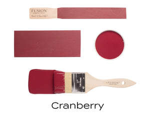 Cranberry Fusion paint flat lay