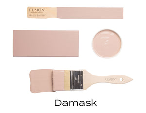 Damask Fusion paint flat lay