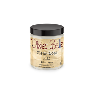 Dixie Belle Flat Clear Coat 8 oz