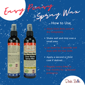 How to use Dixie Belle Easy Peasy Spray Wax
