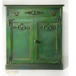 Deep Woods Dixie Belle Moonshine Metallics painted furniture inspiration