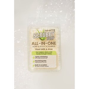 Dixie Belle Scrubby Soap Goat Milk and Aloe styled