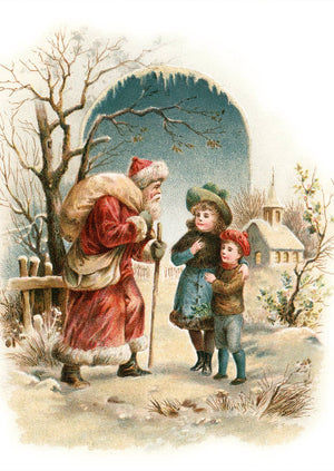 A Vintage Christmas - Mint Decoupage Paper additional product image 2