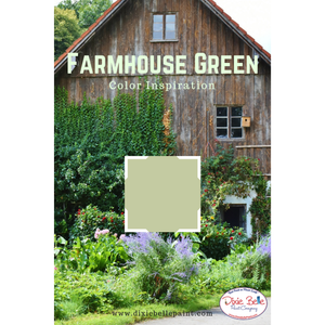 Farmhouse Green Dixie Belle Chalk Mineral Paint color inspiration