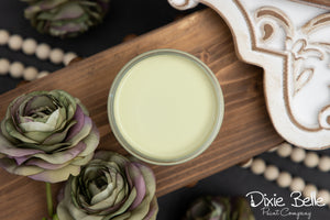 Farmhouse Green Dixie Belle Chalk Mineral Paint styled furniture inspiration