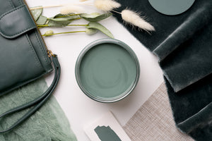 Blue Grass Dixie Belle Chalk Mineral Paint styled furniture inspiration