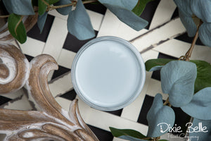 Savannah Mist Dixie Belle Chalk Mineral Paint styled furniture inspiration