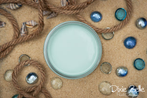 Sea Glass Dixie Belle Chalk Mineral Paint styled furniture inspiration