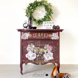 Dreamy Florals Small Transfer | Floral Furniture Transfer