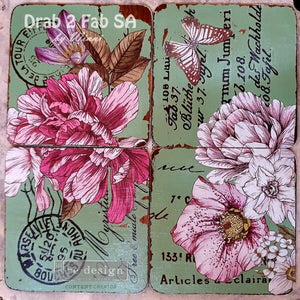 Dreamy Florals Small Transfer | Floral Furniture Transfer