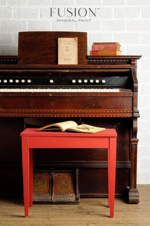 Fort York Red Fusion Mineral Paint - Matte Furniture and Cabinet Paint - Pint Size